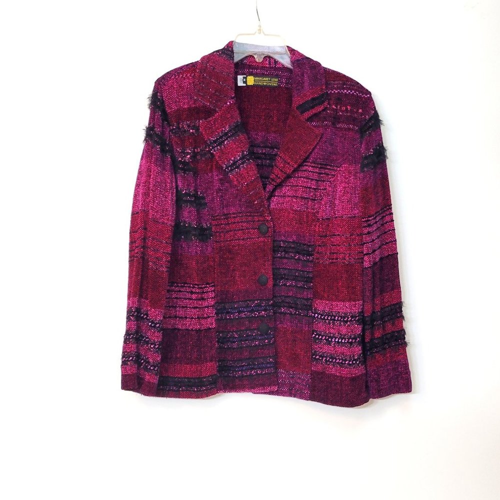 Margaret Lent Handwovens Chenille Blazer